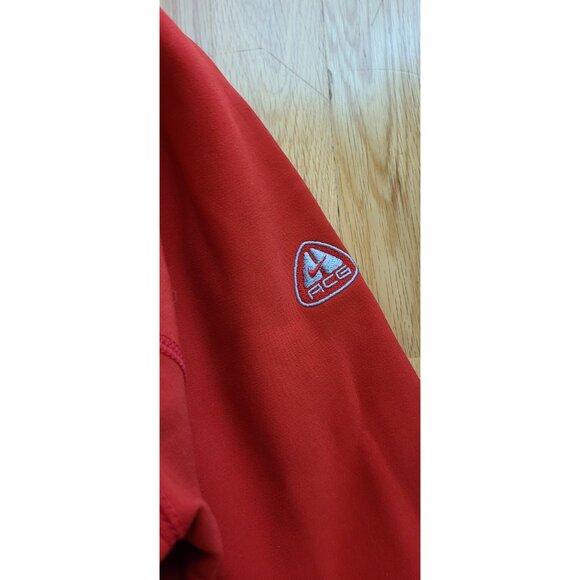 Vintage 90s Nike ACG 2.5 Composite Scuba Jacket Full Zip Hooded Red Medium - Picture 5 of 9